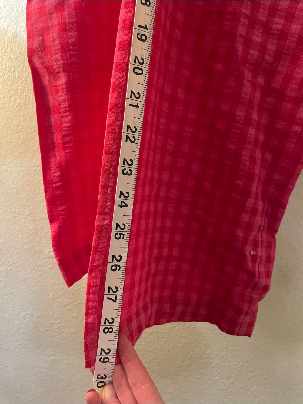 Sonderhaus Perfect Pants in Pink and Red Gingham - Picture 6 of 6